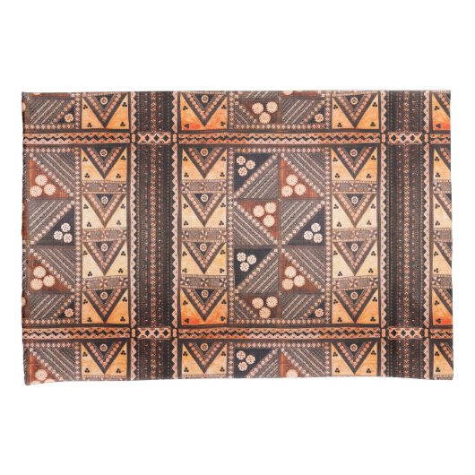 Hawaiian Wedding Tapa Cloth Kussensloop (Voorkant-Rechts)