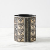 Hawaiian Wedding Tapa Cloth Mok (Midden)