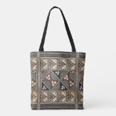 Hawaiian Wedding Tapa Cloth Tote Bag (Achterkant)