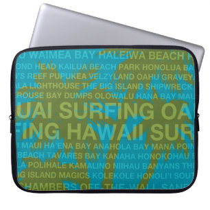 Hawaiian WetsuitLaptopBag surfen Laptop Sleeve
