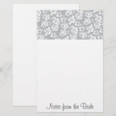 Hawaiian White Flower Briefpapier (Voorkant / Achterkant)