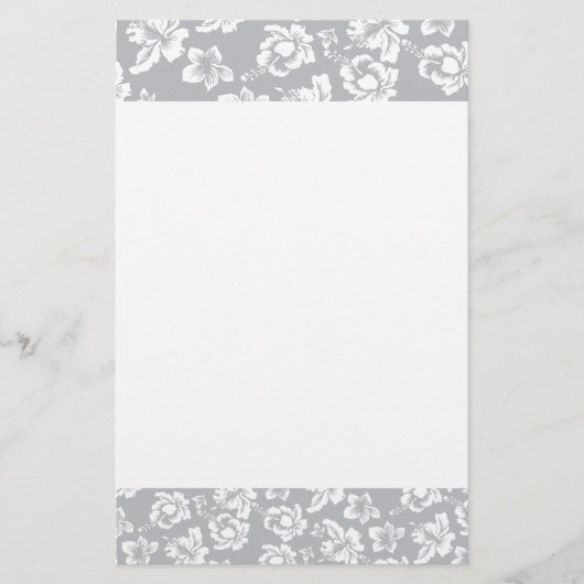 Hawaiian White Flower Briefpapier (Voorkant)