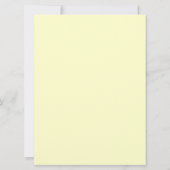 Hawaiian White Plumeria Bruiloft en Receptie Kaart (Achterkant)