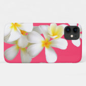 Hawaiian white plumeria flower pink Case-Mate iPhone case (Achterkant (horizontaal))