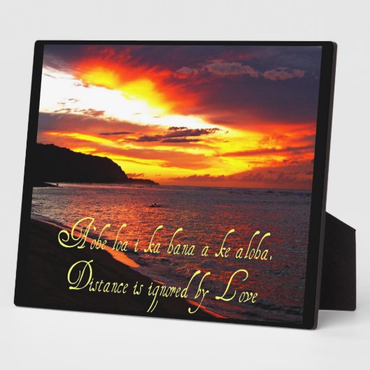 Hawaiian wisdom Christelijke Plaque Fotoplaat (Zijkant)