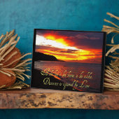 Hawaiian wisdom Christelijke Plaque Fotoplaat (Zijkant)