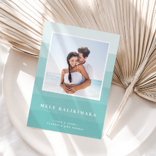 Hawaiian Wishes   Foto Feestdagenkaart