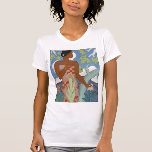 Hawaiian Woman - Arman Manookian T-Shirt (Voorkant)