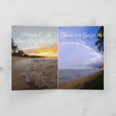 Hawaiian Words and Quotes Kaart (Binnen)