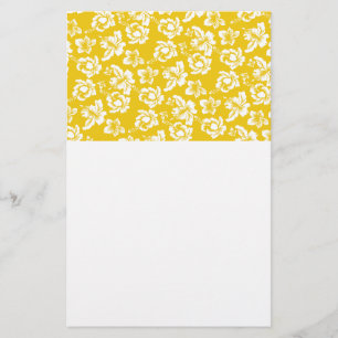 Hawaiian Yellow Flower Briefpapier