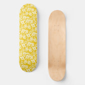 Hawaiian Yellow Flower Persoonlijk Skateboard (Voorkant)
