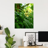 Hawaiian Yellow Ginger Poster (Thuiskantoor)