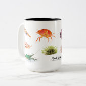 Hawaiian Zee Creaters, Special Edition Tweekleurige Koffiemok (Voorkant links)