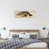 Hawaiian Zee Turtle Canvas Print (Insitu (Slaapkamer))