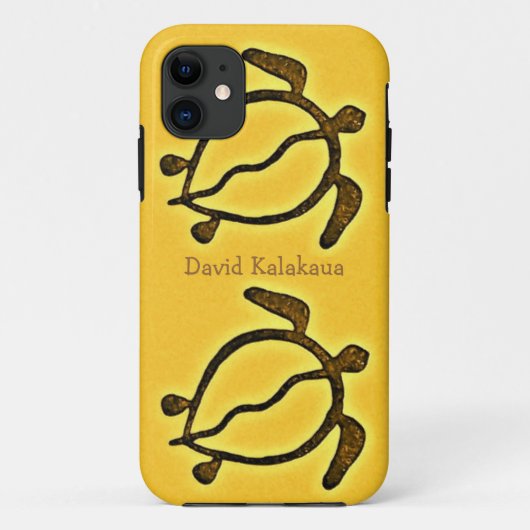 Hawaiian Zee Turtle Golden Honu Case-Mate iPhone Case (Achterkant)