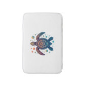 Hawaiian Zee Turtle Stropdas-Dye Hawaii Vacation B Badmat (Voorkant Verticaal)