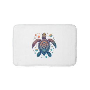 Hawaiian Zee Turtle Stropdas-Dye Hawaii Vacation B Badmat
