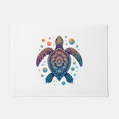 Hawaiian Zee Turtle Stropdas-Dye Hawaii Vacation B Deurmat (Voorkant)