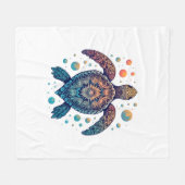 Hawaiian Zee Turtle Stropdas-Dye Hawaii Vacation B Fleece Deken (Voorkant (Horizontaal))