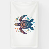 Hawaiian Zee Turtle Stropdas-Dye Hawaii Vacation B Spandoek (Verticaal)