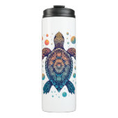 Hawaiian Zee Turtle Stropdas-Dye Hawaii Vacation B Thermosbeker (Voorkant)