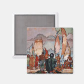 'Hawaiians' - Arman Manookian Magnet (Voorkant / Achterkant)