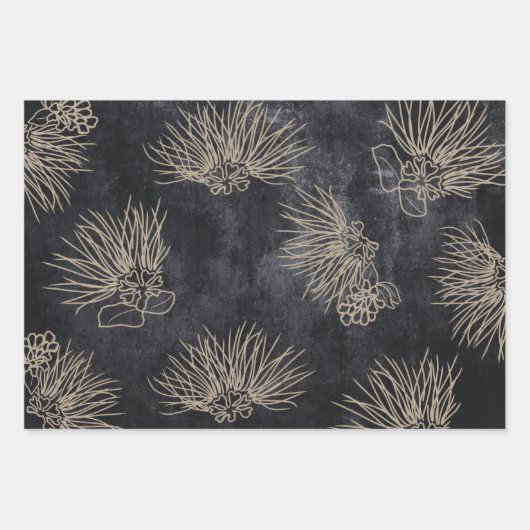 Hawaiians pakpapier - 3 vellen (Voorkant 2)