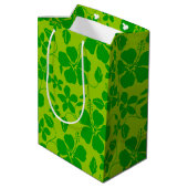 HAWAIIANSE HULA (HIBISCUS) CITROEN LIME MEDIUM CADEAUZAKJE (Achterkant Gekanteld)