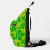 HAWAIIANSE HULA (HIBISCUS) IN LEMON LIME SLING BAG (Rechts)