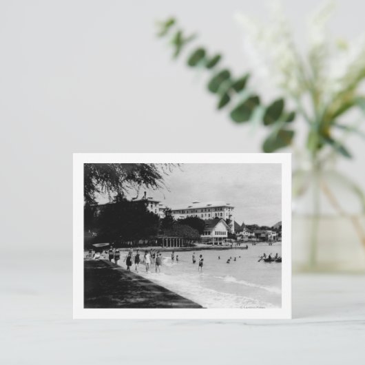 HawaiiBeachfront-scène FotoHawaii Briefkaart (Staand voorkant)