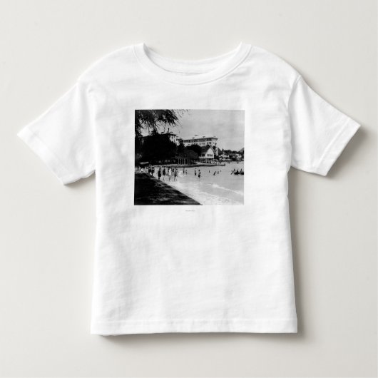HawaiiBeachfront-scène FotoHawaii Kinder Shirts (Voorkant)