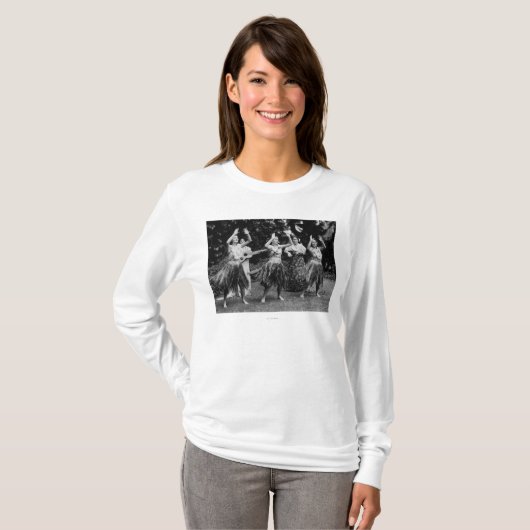 HawaiiHula danseres fotoHawaii T-shirt (Voorkant volledig)