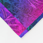 Hawaiin Island Night Fantasy Fleece Deken (Hoek)