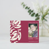 Hawaiin - Save the date briefkaart (Staand voorkant)