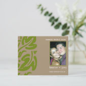 Hawaiin -Save the date -Groen Save The Date (Staand voorkant)