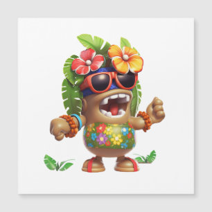 Hawaiin Shirt Guy Magnetische Uitnodiging