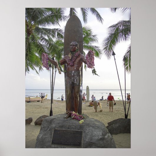 HAWAII'S DUKE KAHANAMOKU POSTER (Voorkant)