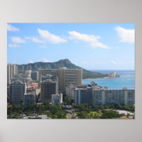 Hawaii's Waikiki and Diamond Head