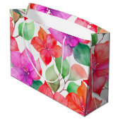 Hawaiitische afdruk groot cadeauzakje (Achterkant Gekanteld)
