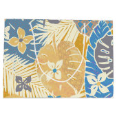 Hawaiitische afdruk groot cadeauzakje (Achterkant)