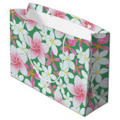 Hawaiitische afdruk groot cadeauzakje (Achterkant Gekanteld)