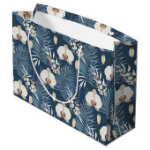 Hawaiitische afdruk groot cadeauzakje (Achterkant Gekanteld)