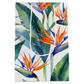 Hawaiitische afdruk medium cadeauzakje (Achterkant)