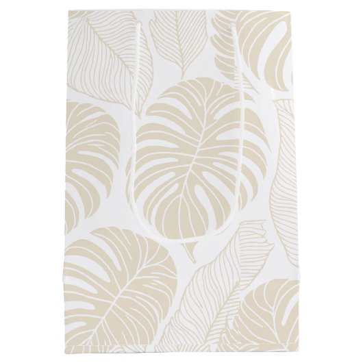 Hawaiitische afdruk medium cadeauzakje (Achterkant)