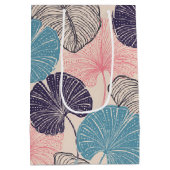 Hawaiitische afdruk medium cadeauzakje (Achterkant)