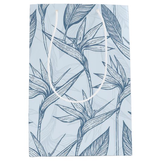 Hawaiitische afdruk medium cadeauzakje (Voorkant)