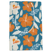 Hawaiitische afdruk medium cadeauzakje (Voorkant)