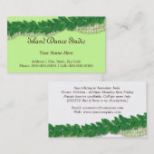 hawaiitische lei1 visitekaartje (Voorkant / Achterkant)