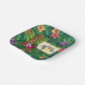 Hawaiitische partij papieren bordje (Gebogen)