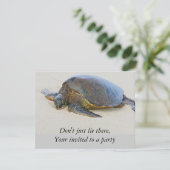 Hawaiitische schildpad kaart (Staand voorkant)